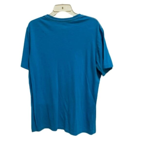No Boundaries Women’s Large Blue Casual T-Shirt Soft Stretch Crew Neck Tee Top - Picture 4 of 4